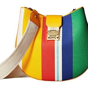 MCM Multicolor Patricia Plato Canvas
Crossbody Bag
